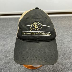 The Game University of Colorado Buffaloes Logo Snapback Cap Adult Black Mesh Hat